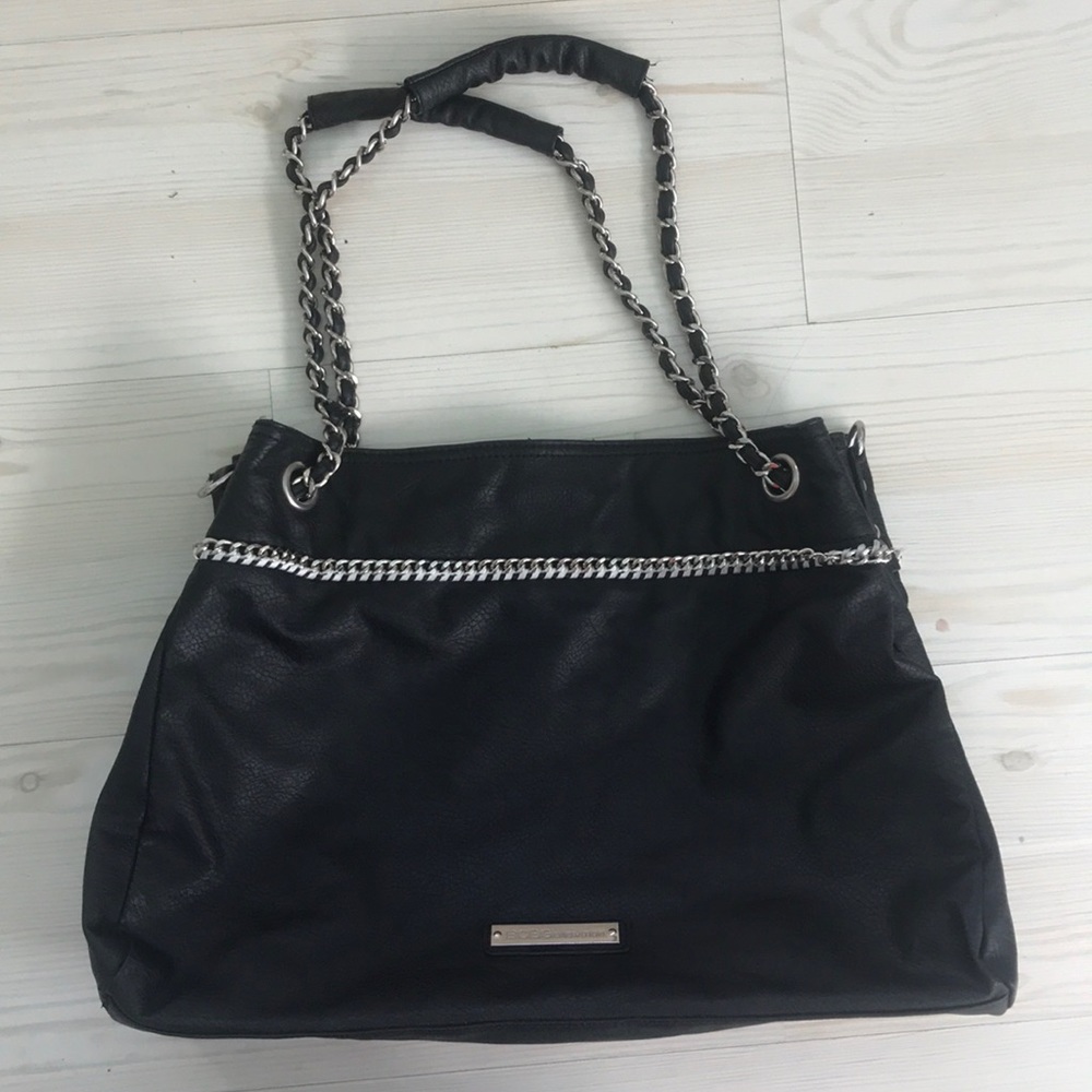 BCBG purse with silver accents